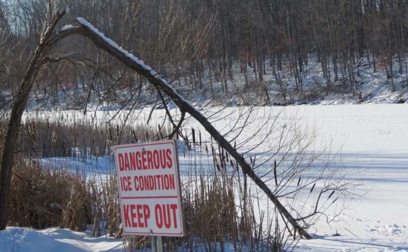 Forest Pond, Keep Off Ice