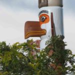 Cedar Wood Totem Pole